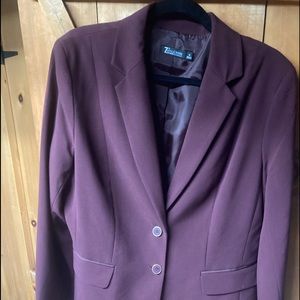 Wine colored blazer